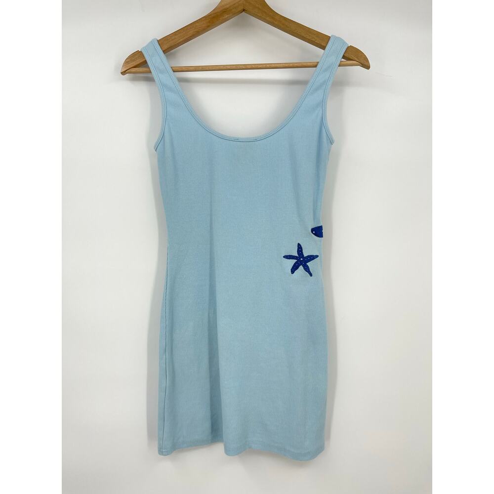 Blue Starfish Mini Dress - Picture 3 of 14